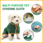 Microfiber Dog Bathrobe Towel for Fast Drying
