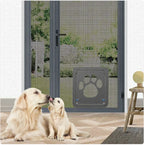 Paw Print Anti-Bite Screen Door