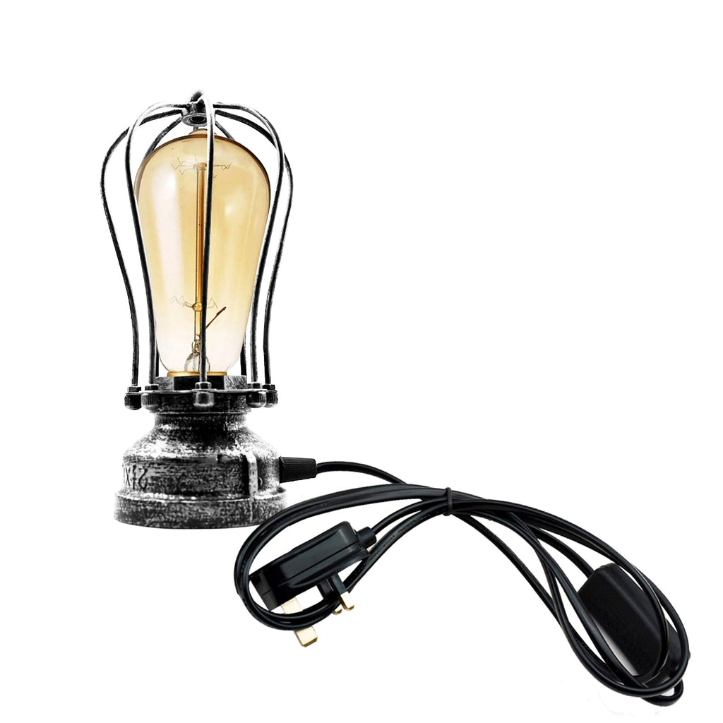 Rustic Table Lamps | Plug-In Desk Lights ~5012-4