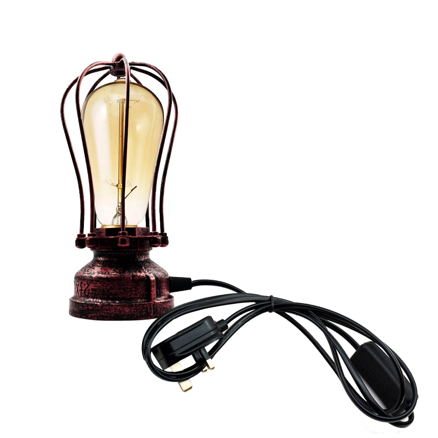 Rustic Table Lamps | Plug-In Desk Lights ~5012-10