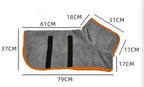 Microfiber Dog Bathrobe Towel for Fast Drying