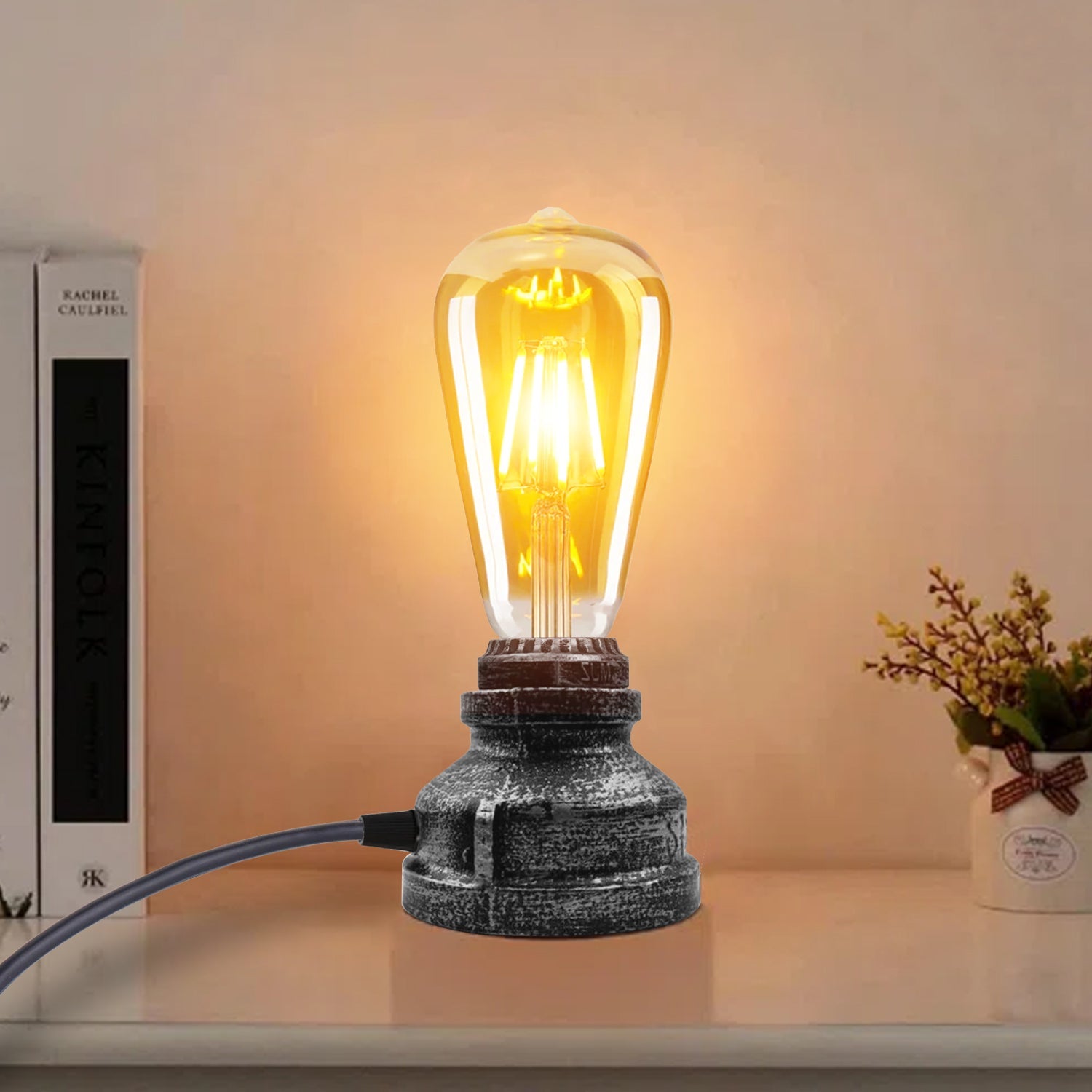 Rustic Table Lamps | Plug-In Desk Lights ~5012-0