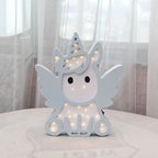 LED Wall Decor with Angel and Unicorn Night Light