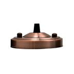 108mm Single Outlet Drop Metal Front Fitting Ceiling Rose~1451-8